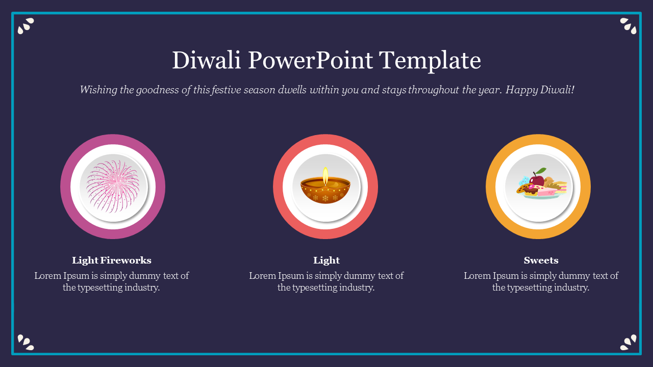 Free - Diwali PowerPoint Template Presentation Designs